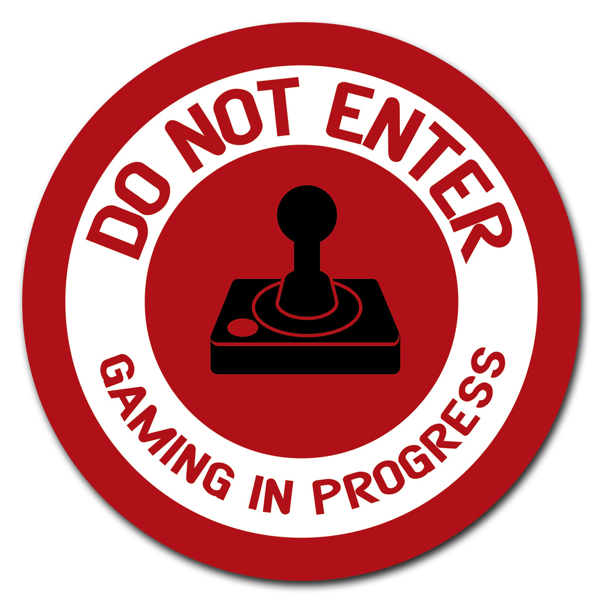 Do Not Enter Grungy Circle