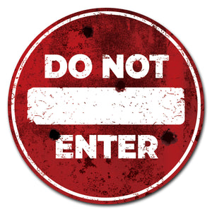 Do Not Enter Circle