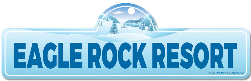 Eagle Rock Resort Street Sign