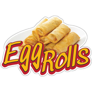 Egg Rolls Die-Cut Decal