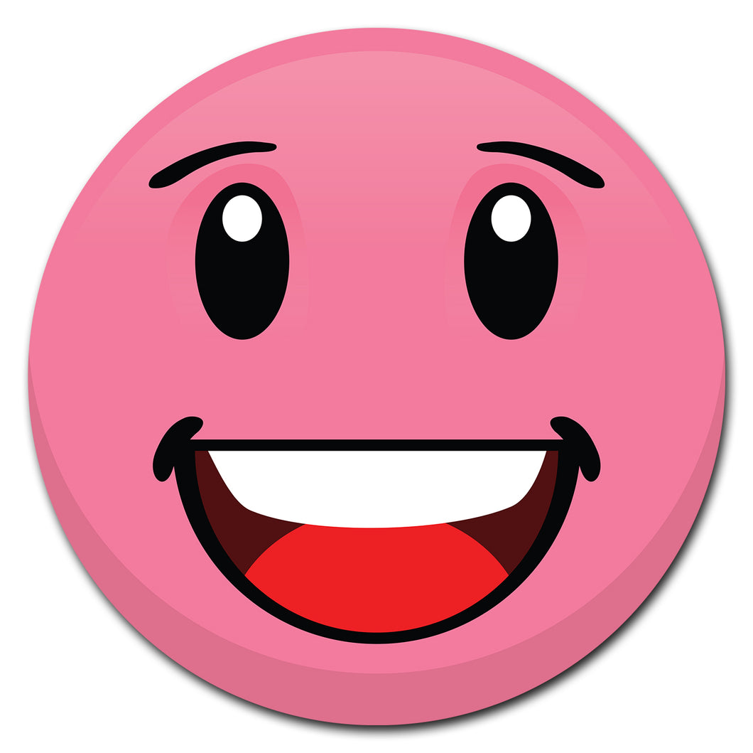 Emoji Pink Smiling Circle