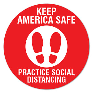 Keep America Safe 7" Floor Marker