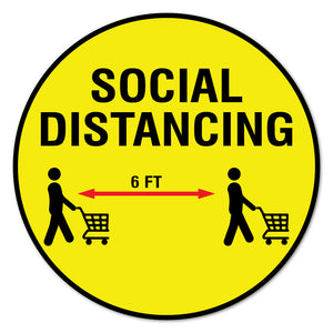 Social Distance 6 Ft 11" Floor Marker