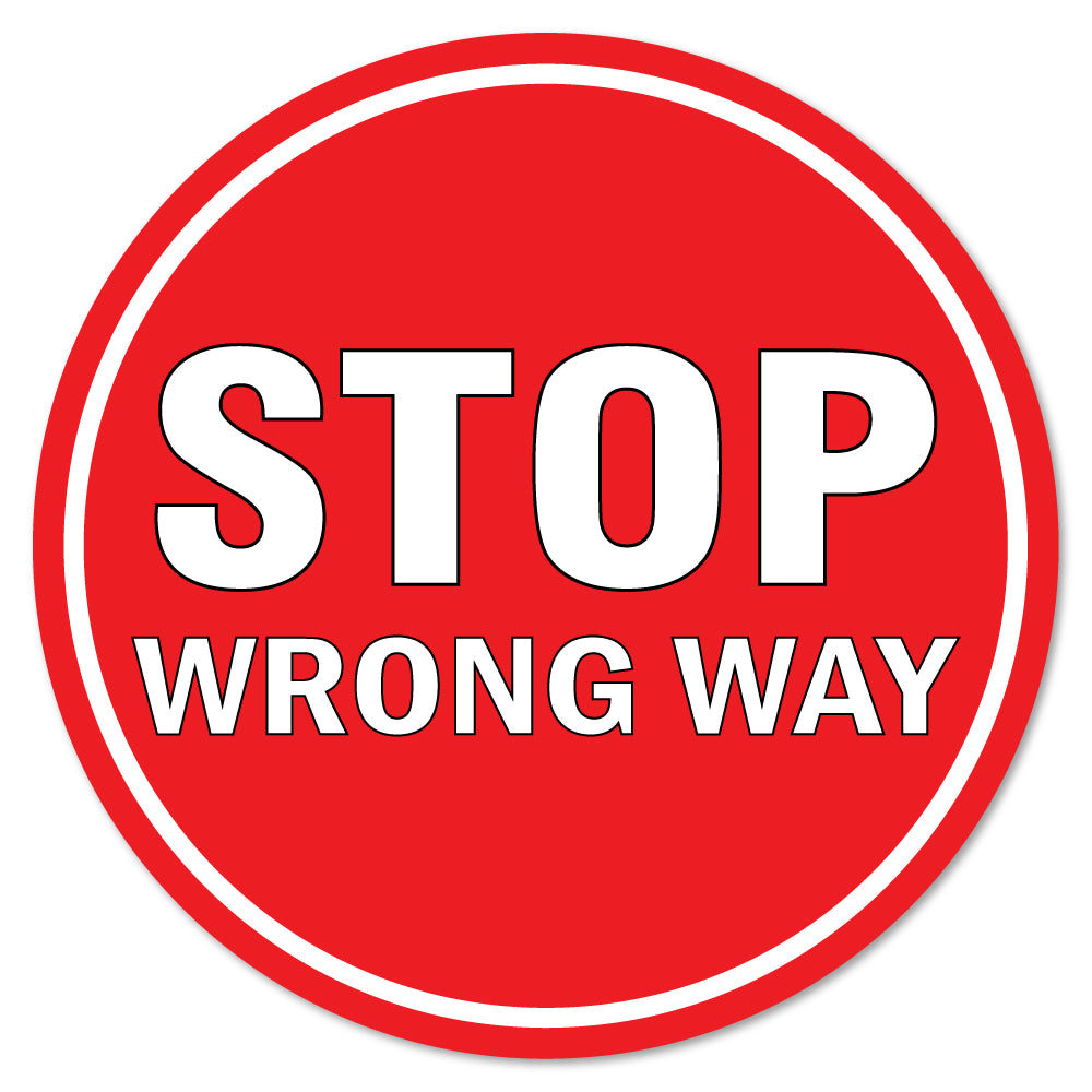 Stop Wrong Way 7