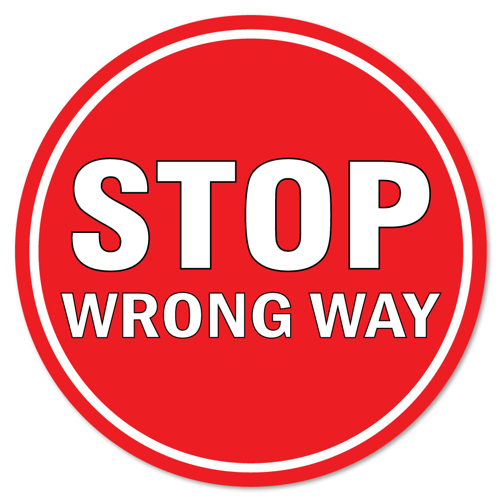 Stop Wrong Way 16