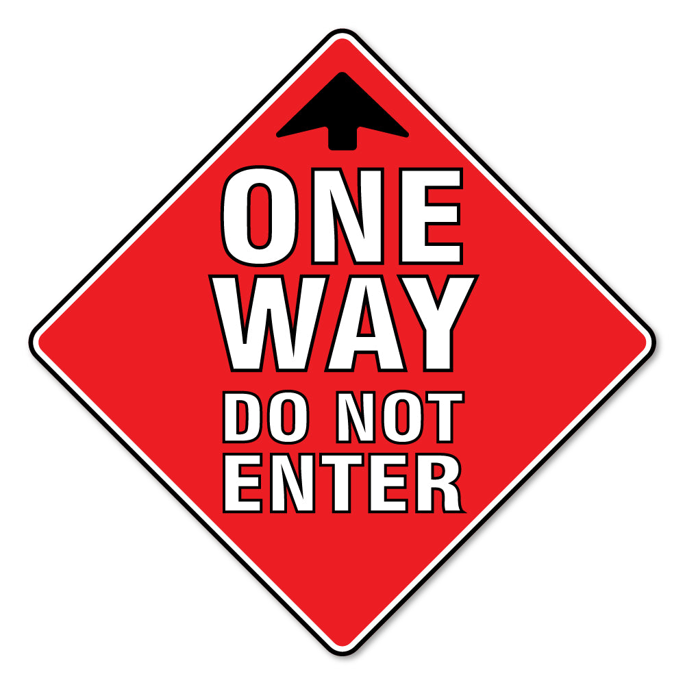 One Way Do Not Enter 16