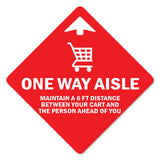 One Way Aisle Floor Marker