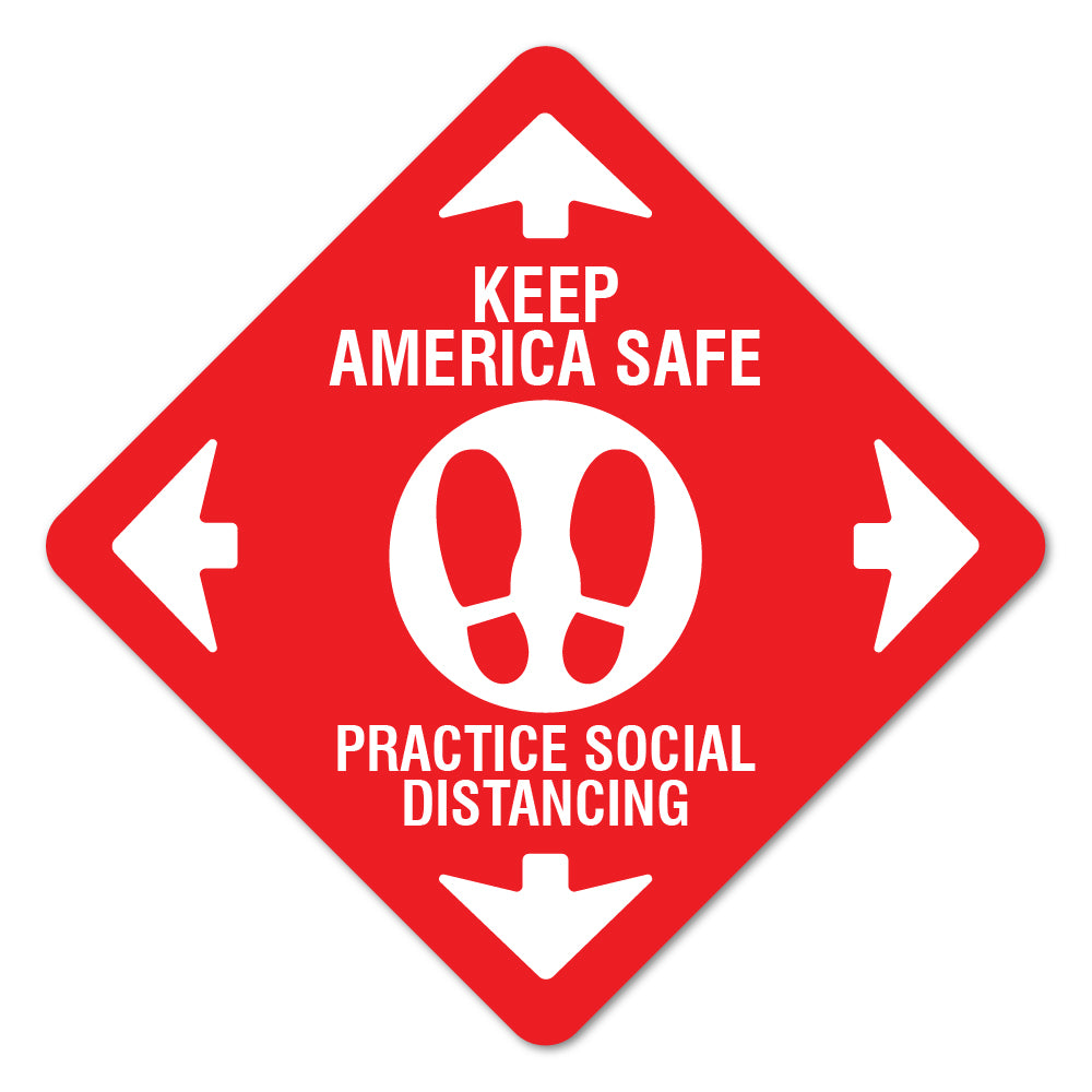 Keep America Safe 11" Floor Marker