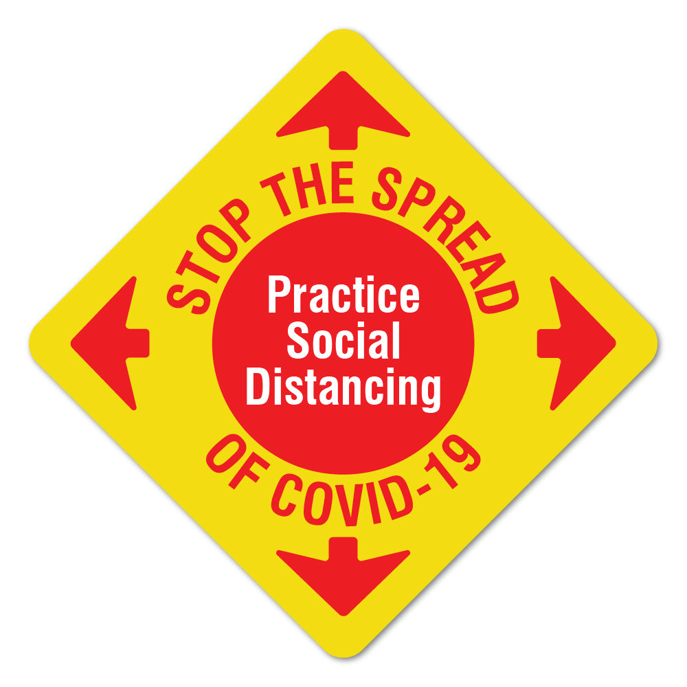 Stop The Spread 11" Floor Marker