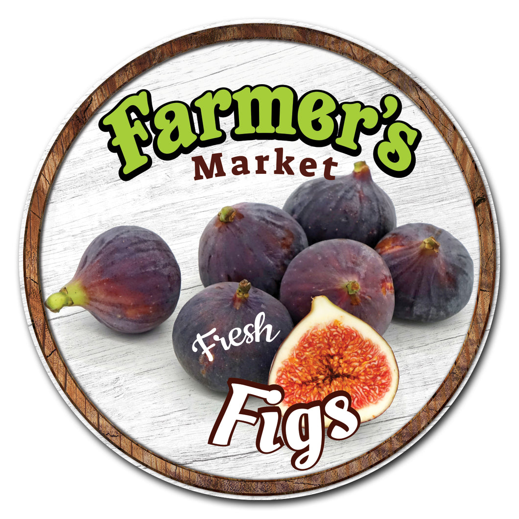 Farmer's Market Figs Circle
