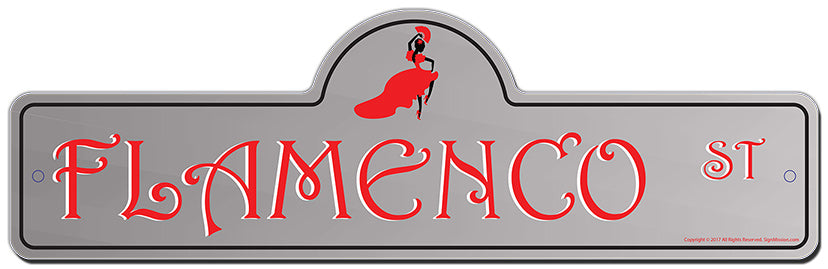 Flamenco Street Sign