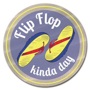 Flip Flop Kinda Day Circle