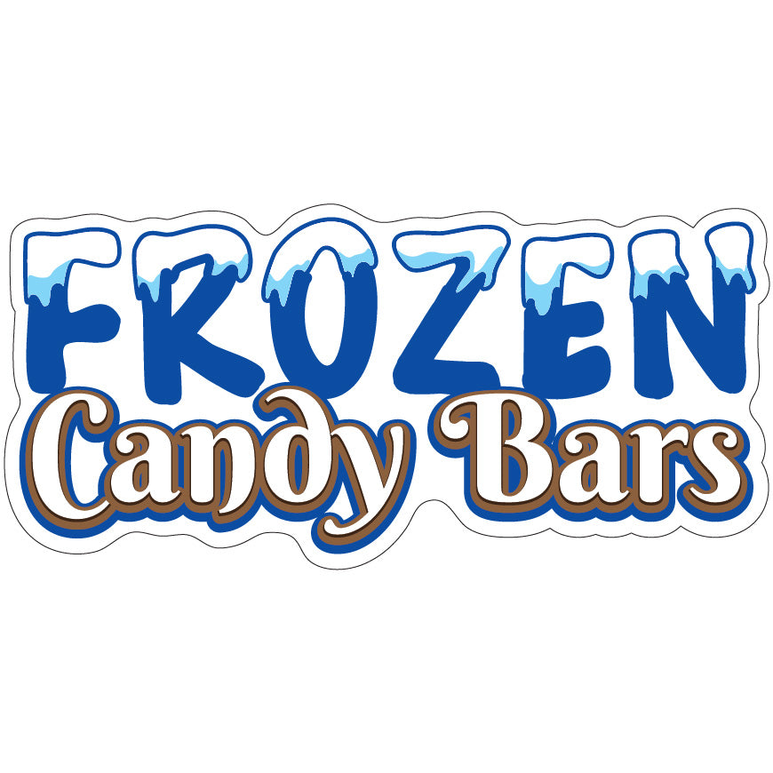 Frozen Candy Bars Die-Cut Decal