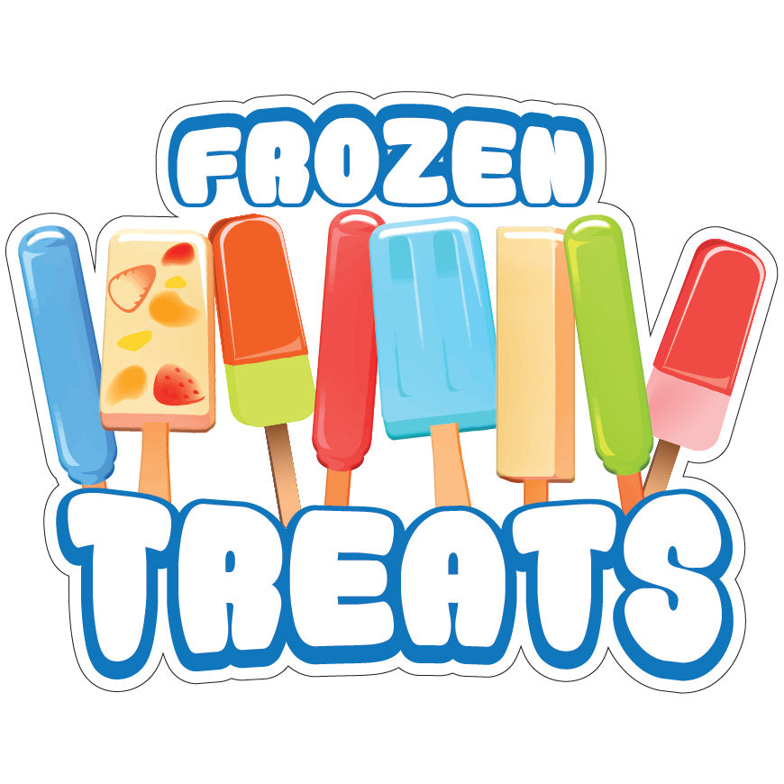 Frozen Treats Die-Cut Decal