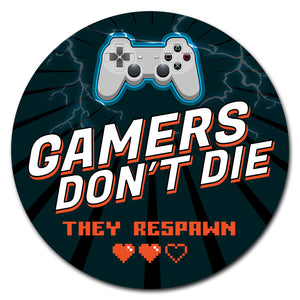Gamers Don't Die Playstation Circle