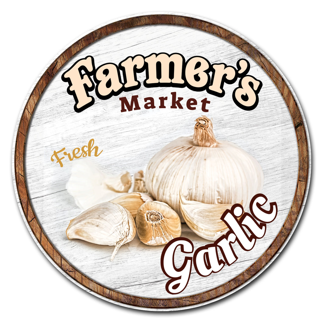 Farmer's Market Garlic Circle