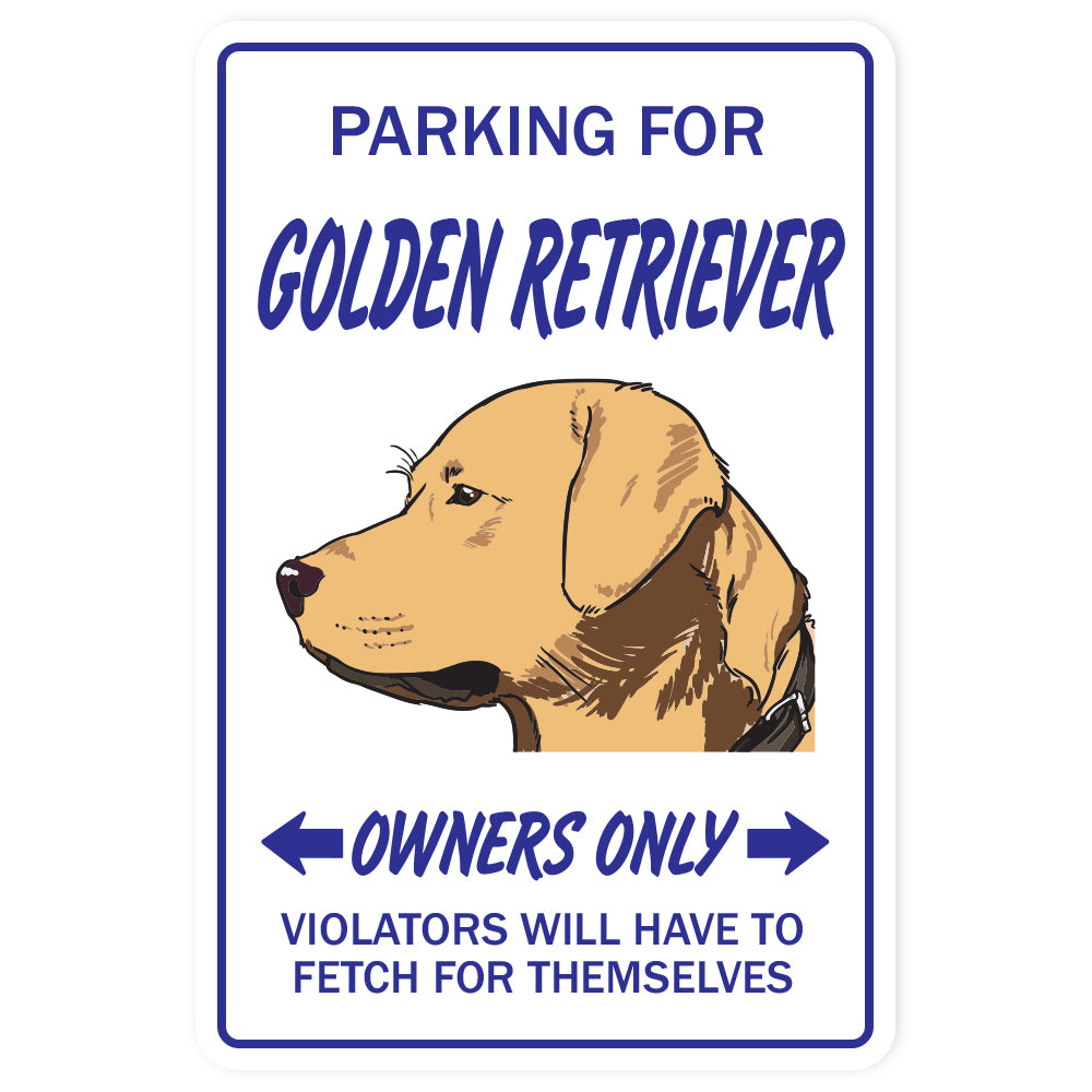 GOLDEN RETRIEVER Sign