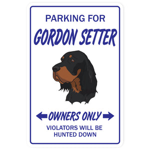 GORDON SETTER Sign