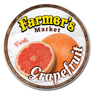 Farmer's Market Grapefruit Circle