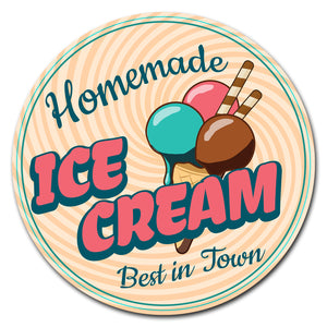 Farmer's Market Homemade Ice Cream Circle