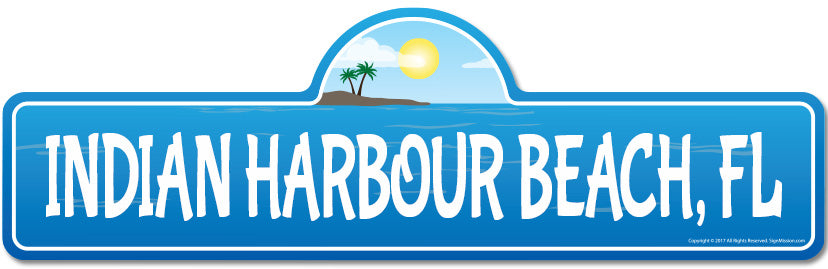 Indian Harbour, FL Florida Beach Street Sign