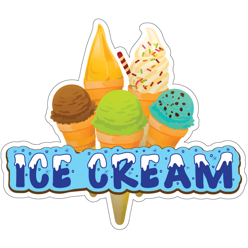 Ice Cream Die-Cut Decal