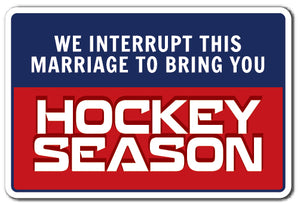 Hockey Season Vinyl Decal Sticker