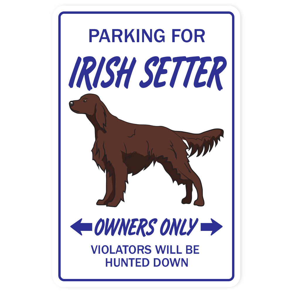 Irish Setter Vinyl Decal Sticker