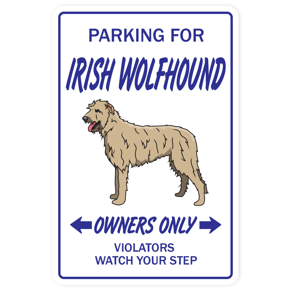 Irish Wolfhound Vinyl Decal Sticker