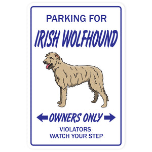 IRISH WOLFHOUND Sign