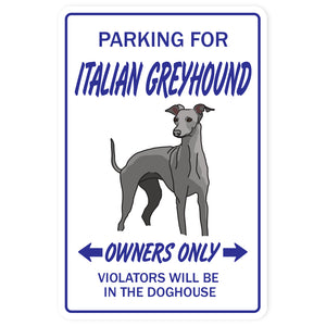 Italian Greyhound Vinyl Decal Sticker