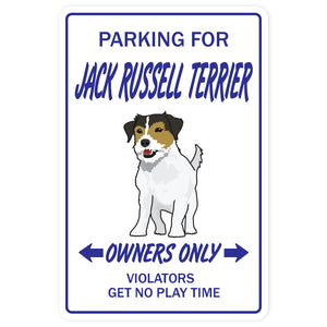 JACK RUSSELL TERRIER Novelty Sign