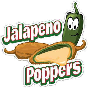 Jalapeno Poppers Die-Cut Decal