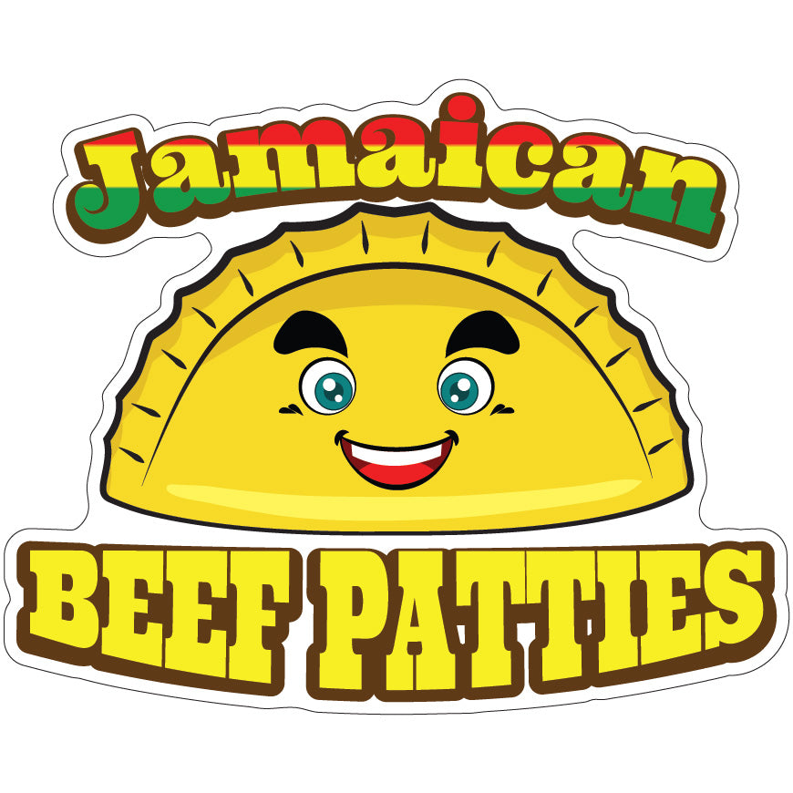 Jamaican Beef Patties Die-Cut Decal