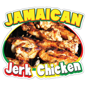 Jamaican Jerk Chicken Die-Cut Decal