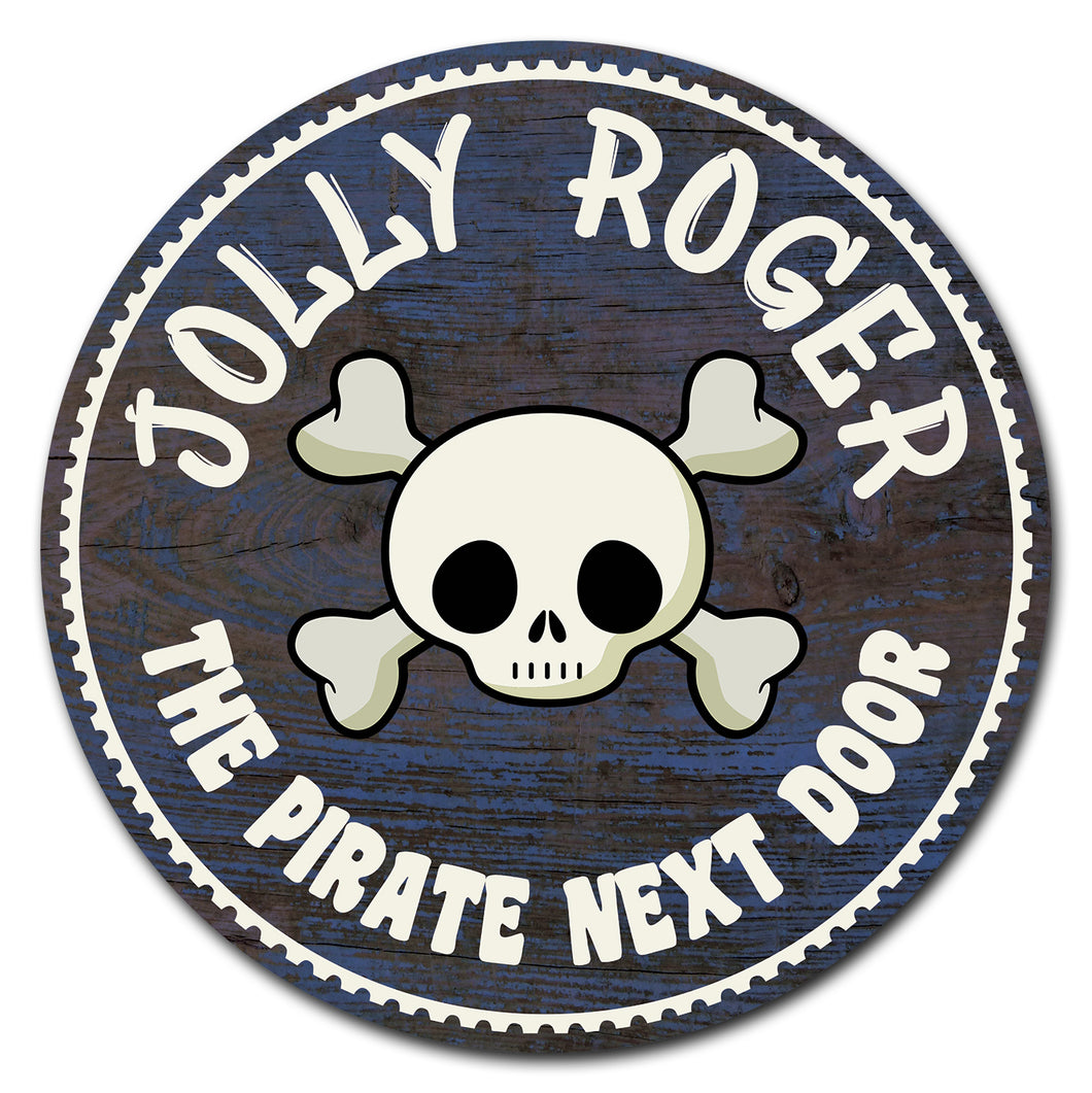 Jolly Roger Pirate Next Door Circle