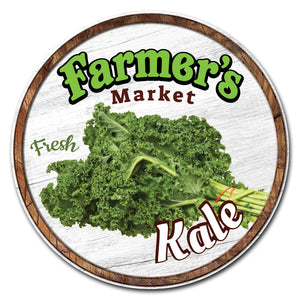 Farmer's Market Kale Circle
