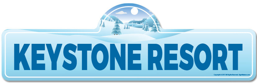 Keystone Resort Street Sign