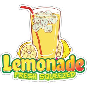 Lemonade Fresh Squeezed Die-Cut Decal