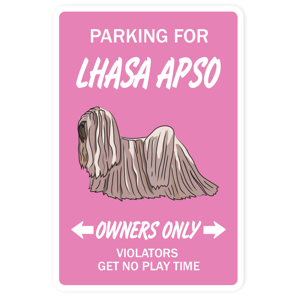 LHASA APSO Novelty Sign