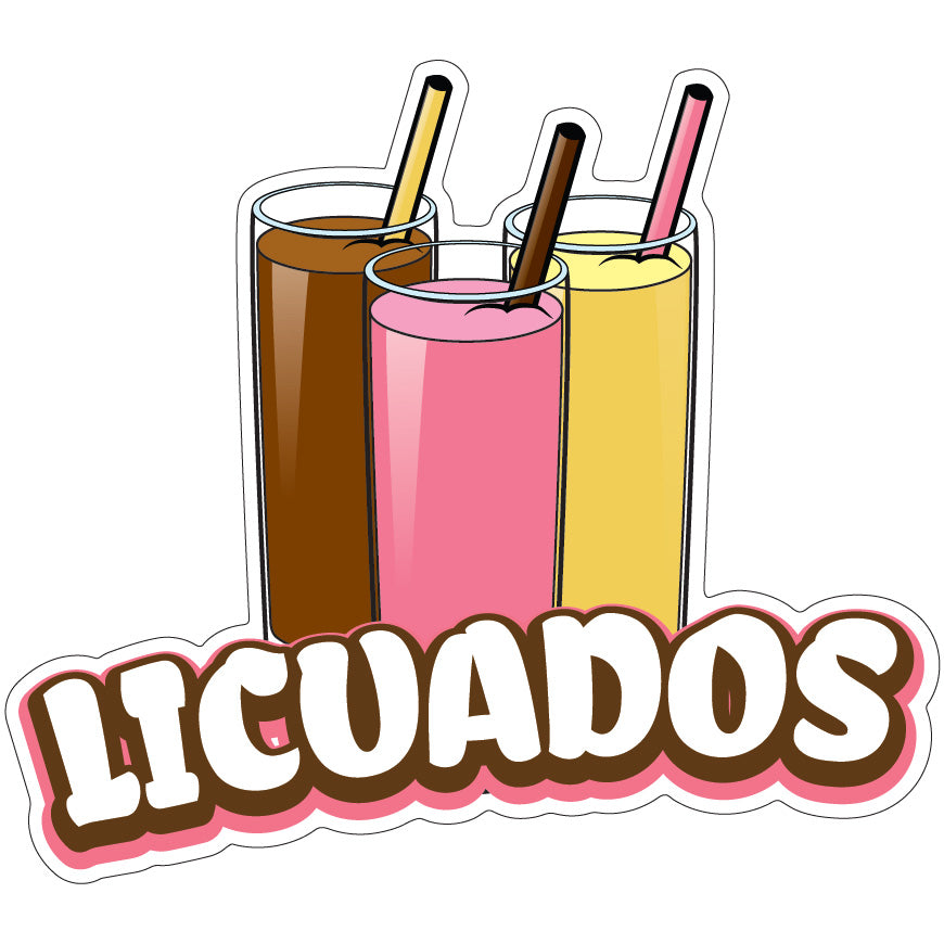 Licuados Die-Cut Decal