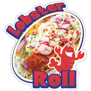 Lobster Roll Die-Cut Decal