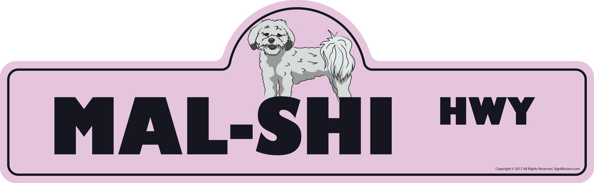 Mal-shi Street Sign