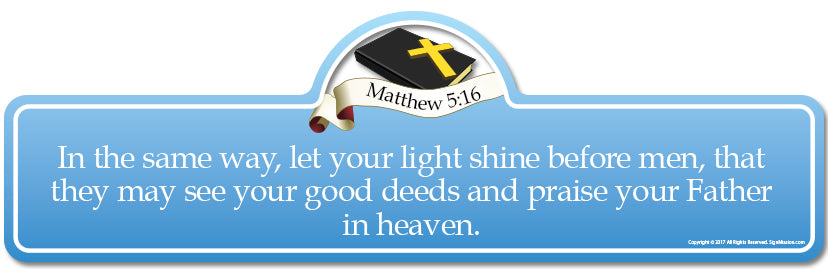 Matthew 5.16B