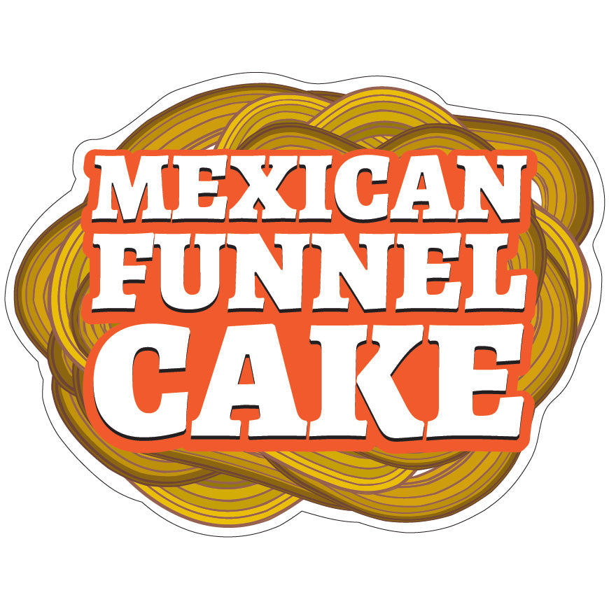 Mexican Funnel Cake Die-Cut Decal