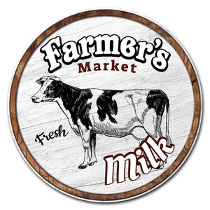 Farmer's Market Milk Circle
