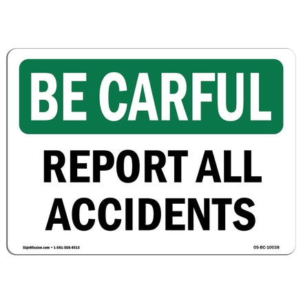 Report All Accidents