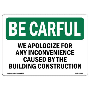 We Apologize For Building Construction