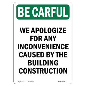 We Apologize For Building Construction