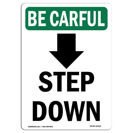 Step Down [Down Arrow] With Symbol